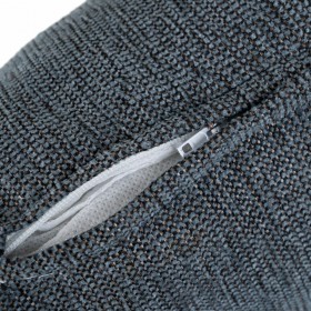 Cuscino Poliestere Cotone Grigio 50 x 30 cm