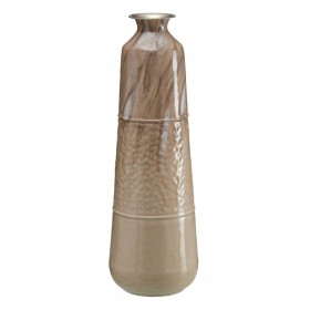 Vaso Beige Ferro 28 x 28 x 84 cm