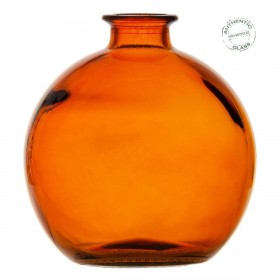 Vaso Ambra vetro riciclato 16 x 16 x 18 cm