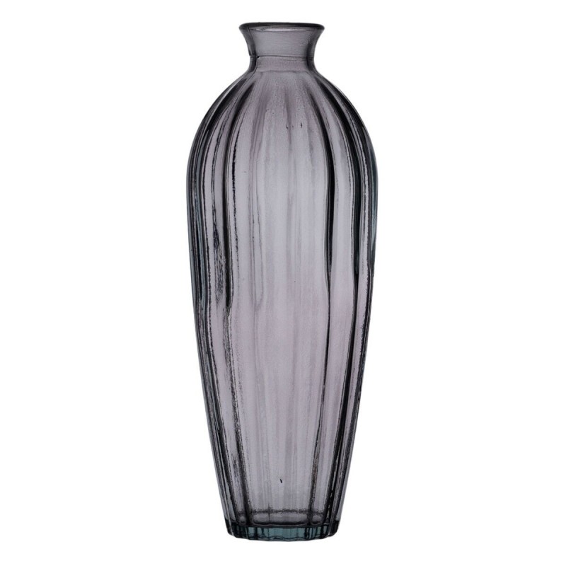 Vaso Grigio vetro riciclato 12 x 12 x 29 cm