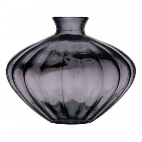 Vaso Grigio vetro riciclato 19 x 19 x 14 cm