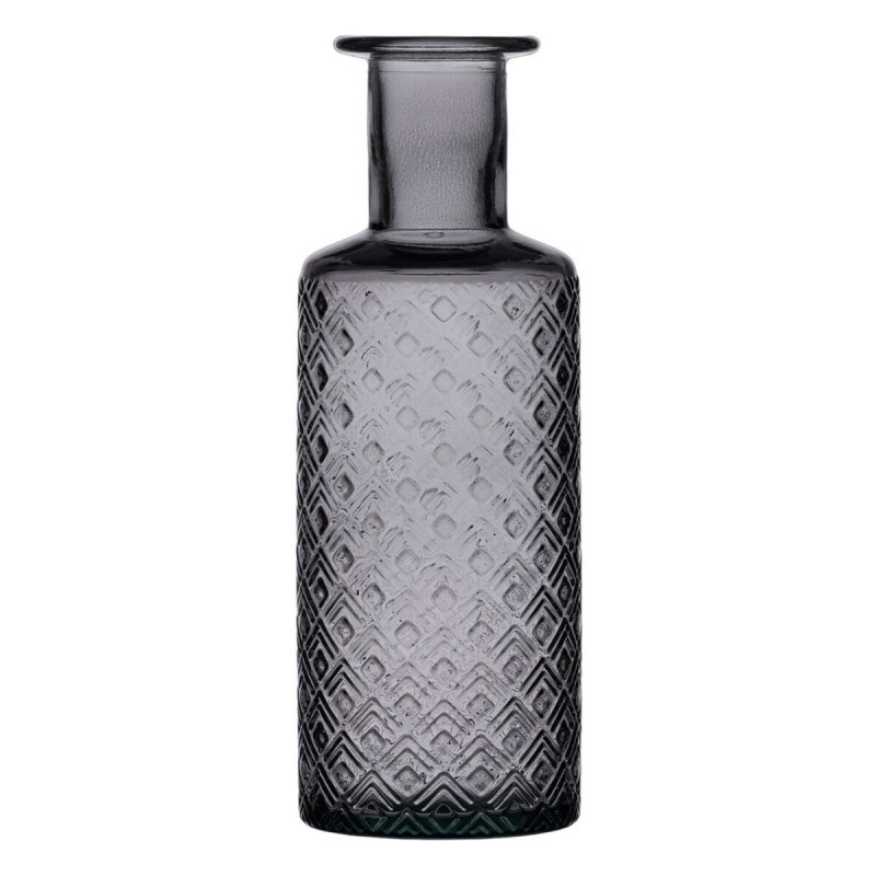 Vaso Grigio vetro riciclato 9 x 9 x 28 cm