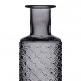 Vaso Grigio vetro riciclato 9 x 9 x 28 cm