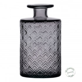 Vaso Grigio vetro riciclato 9 x 9 x 16 cm