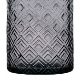 Vaso Grigio vetro riciclato 9 x 9 x 16 cm