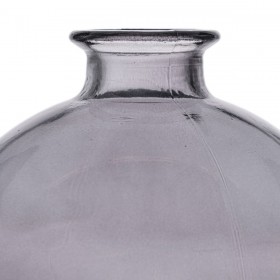 Vaso Grigio vetro riciclato 16 x 16 x 18 cm