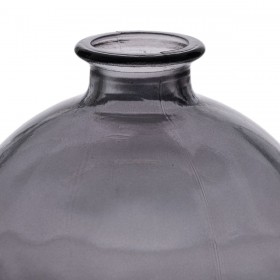 Vaso Grigio vetro riciclato 16 x 16 x 18 cm