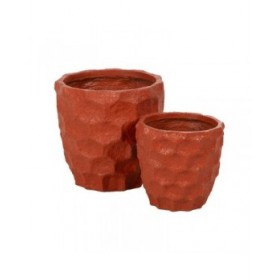 Vaso Terracotta Cemento (2 Unità)