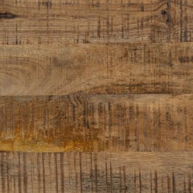 Set di 2 tavoli Nero Naturale 60 x 60 x 42 cm (2 Unità)