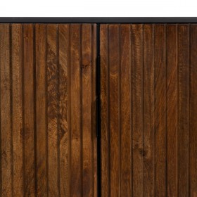 Credenza ABNER Marrone Nero 160 x 40 x 75 cm