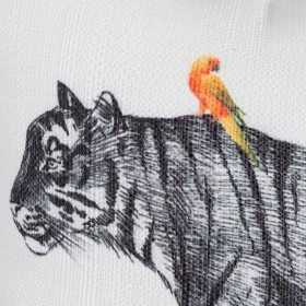 Cuscino Poliestere Tigre 50 x 30 cm