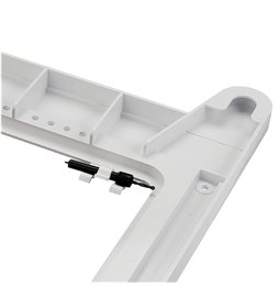 Tavolino Aggiuntivo Dorato Ferro Specchio 48,5 x 43,5 x 66 cm