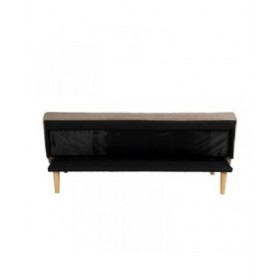 Divano Letto Beige 175 x 84 x 73 cm