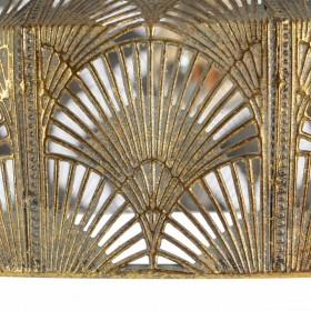 Lampadario Dorato Argentato Ferro 220-240 V 41,5 x 41,5 x 21 cm