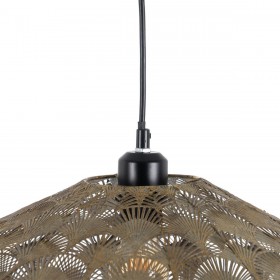 Lampadario Dorato Argentato Ferro 220-240 V 41,5 x 41,5 x 21 cm