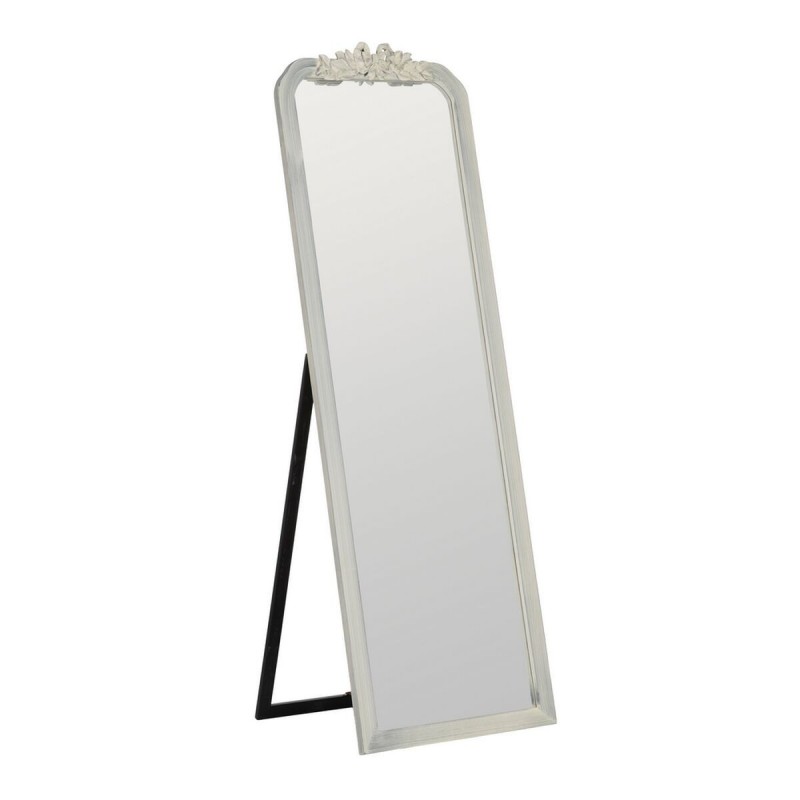 Specchio da terra Bianco Cristallo Legno di paulownia 60 x 180 x 4 cm