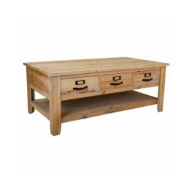Tavolino da Caffè Alexandra House Living Marrone Legno di abete Legno MDF 66 x 48 x 120 cm