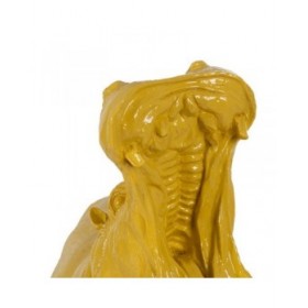 Statua Decorativa Giallo Ippopotamo 66 x 25,5 x 51 cm