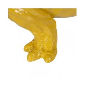 Statua Decorativa Giallo Ippopotamo 66 x 25,5 x 51 cm