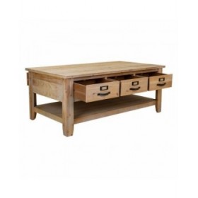 Tavolino da Caffè Alexandra House Living Marrone Legno di abete Legno MDF 66 x 48 x 120 cm