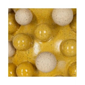 Vaso Giallo Bianco Ceramica 28,3 x 28,3 x 39,7 cm