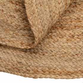 Tappeto Beige 100 % Juta 100 x 100 cm