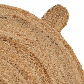 Tappeto Beige 100 % Juta 100 x 100 cm