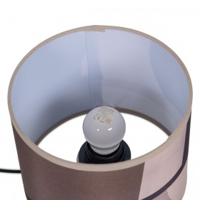Lampada da tavolo Marrone Ceramica 60 W 220-240 V 18 x 18 x 29,5 cm