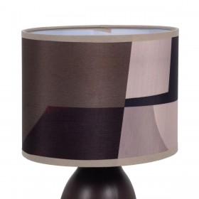 Lampada da tavolo Marrone Ceramica 60 W 220-240 V 18 x 18 x 29,5 cm