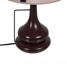 Lampada da tavolo Marrone Ferro 60 W 220-240 V 25 x 25 x 42 cm