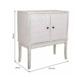 Ingresso Alexandra House Living Bianco 39 x 90 x 81 cm