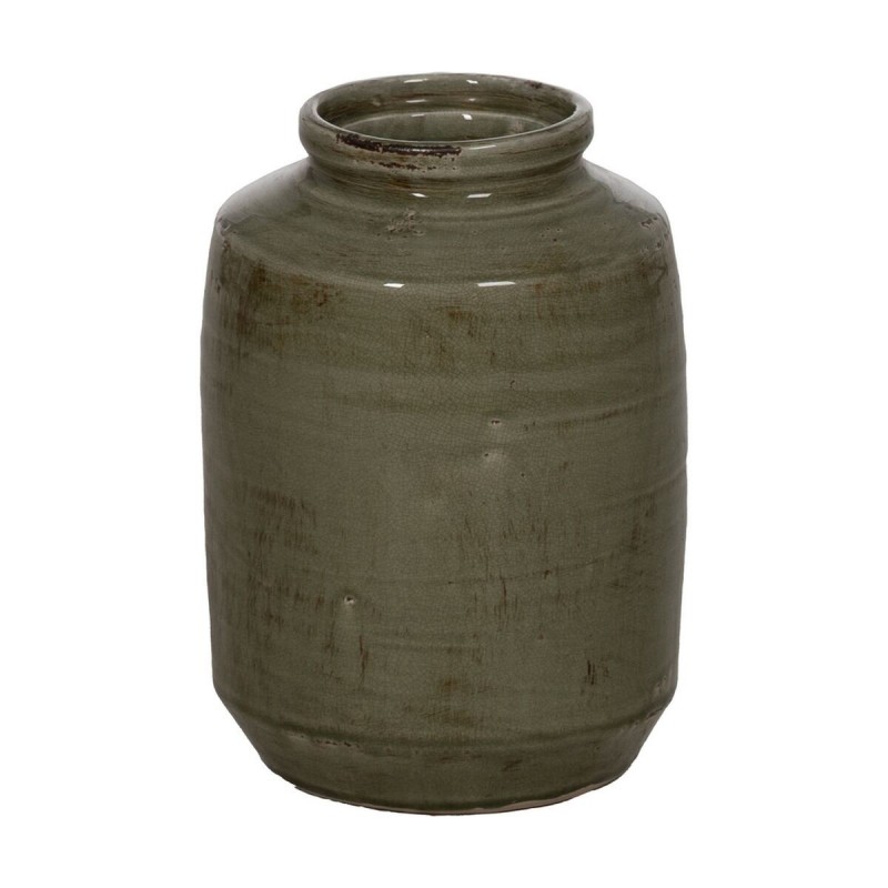 Vaso Verde Ceramica 23,5 x 23,5 x 30 cm