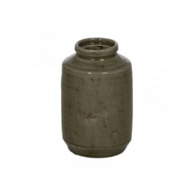Vaso Verde Ceramica 19,5 x 19,5 x 26,5 cm