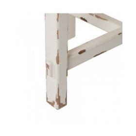 Tavolo da Pranzo Bianco Naturale Legno di abete 120 x 60 x 48 cm