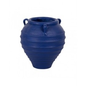 Vaso Blu scuro Resina 56 x 56 x 60 cm