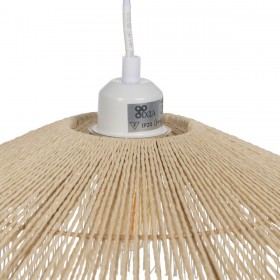 Lampadario Beige Carta Ferro 220-240 V 41 x 41 x 17 cm