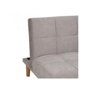 Divano Letto Grigio Naturale 178 x 94 x 86 cm