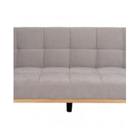 Divano Letto Grigio Naturale 178 x 94 x 86 cm