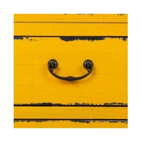 Cassettiera multiuso Alexandra House Living Giallo Legno di abete Legno MDF 40 x 50 x 120 cm