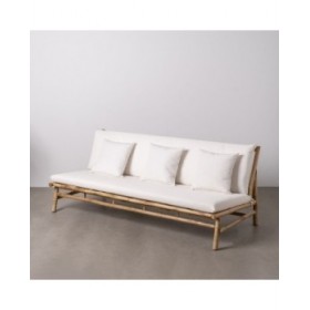 Divano da Giardino Naturale 200 x 86 x 81 cm