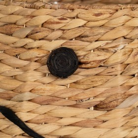 Cesto Gatto Bianco Nero Beige Fibra naturale 41 x 41 x 38 cm