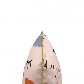 Fodera per cuscino HappyFriday HF Living Silhouette Multicolore 50 x 50 cm