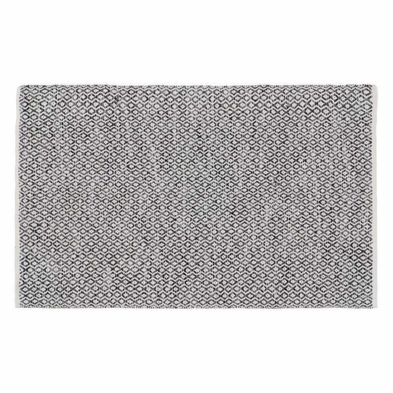 Tappeto Grigio 70 % cotone 30 % Poliestere 120 x 180 cm