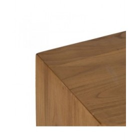 Credenza Naturale Legno 130 x 40 x 80 cm