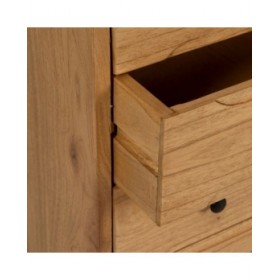Credenza Naturale Legno 130 x 40 x 80 cm