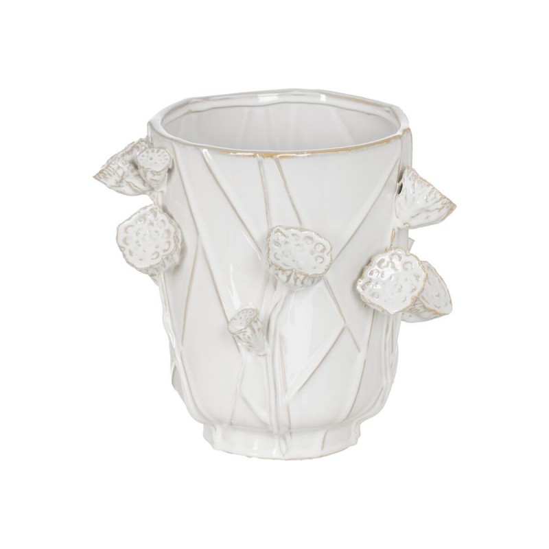 Vaso Bianco Ceramica 31 x 30,5 x 28,5 cm