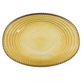 Centrotavola Giallo 21 x 21 x 6,5 cm