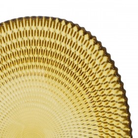 Centrotavola Giallo 21 x 21 x 6,5 cm