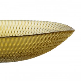 Centrotavola Giallo 21 x 21 x 6,5 cm