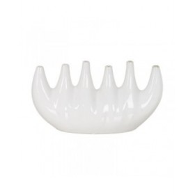 Vaso Bianco Ceramica 47 x 16 x 25 cm